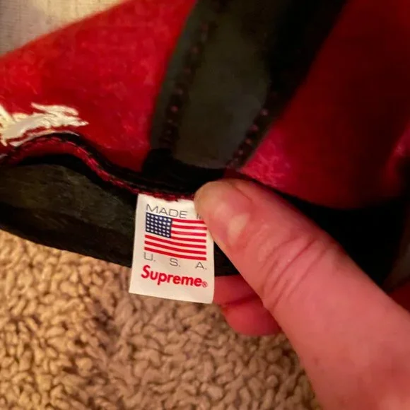 Supreme F**k B*tches Get Money Wool Baseball Cap *Collectors Item* - Picture 6 of 6